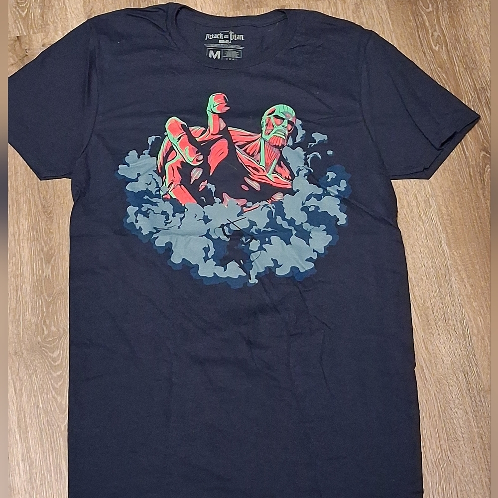 NEW!  Navy , Attack Of Titan T-Shirt